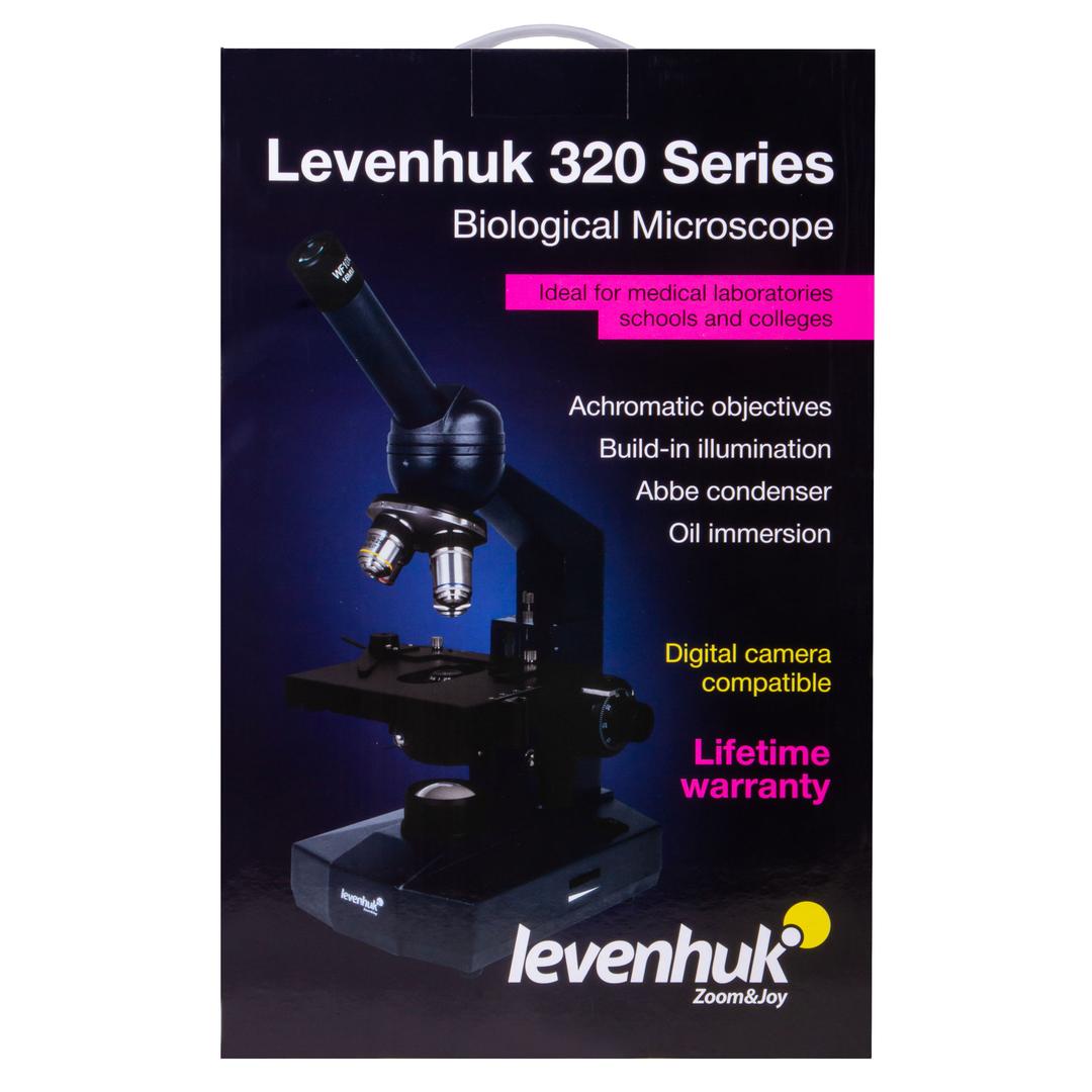 Микроскоп Levenhuk 320 BASE, монокулярный