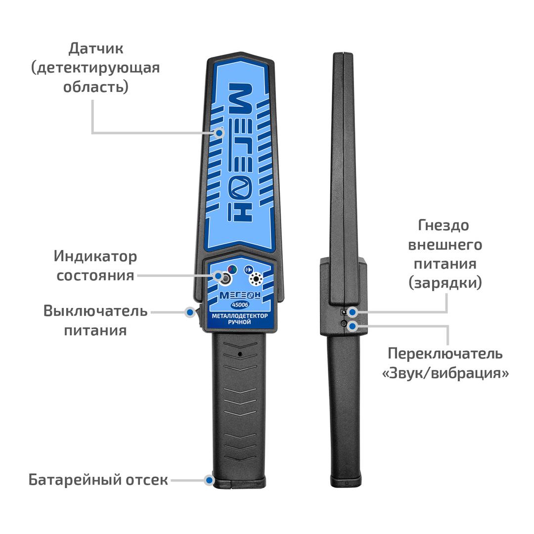 Ручной металлодетектор МЕГЕОН 45006