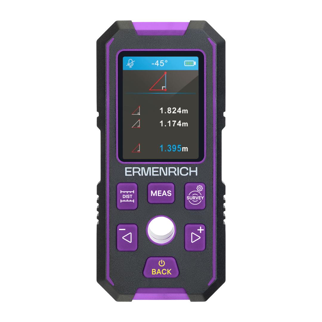 Детектор скрытой проводки Ermenrich Ping SM90, красный