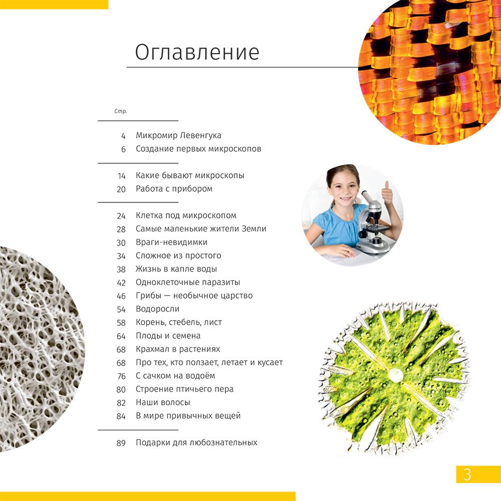 Микроскоп Levenhuk Discovery Nano Terra с книгой, gravity