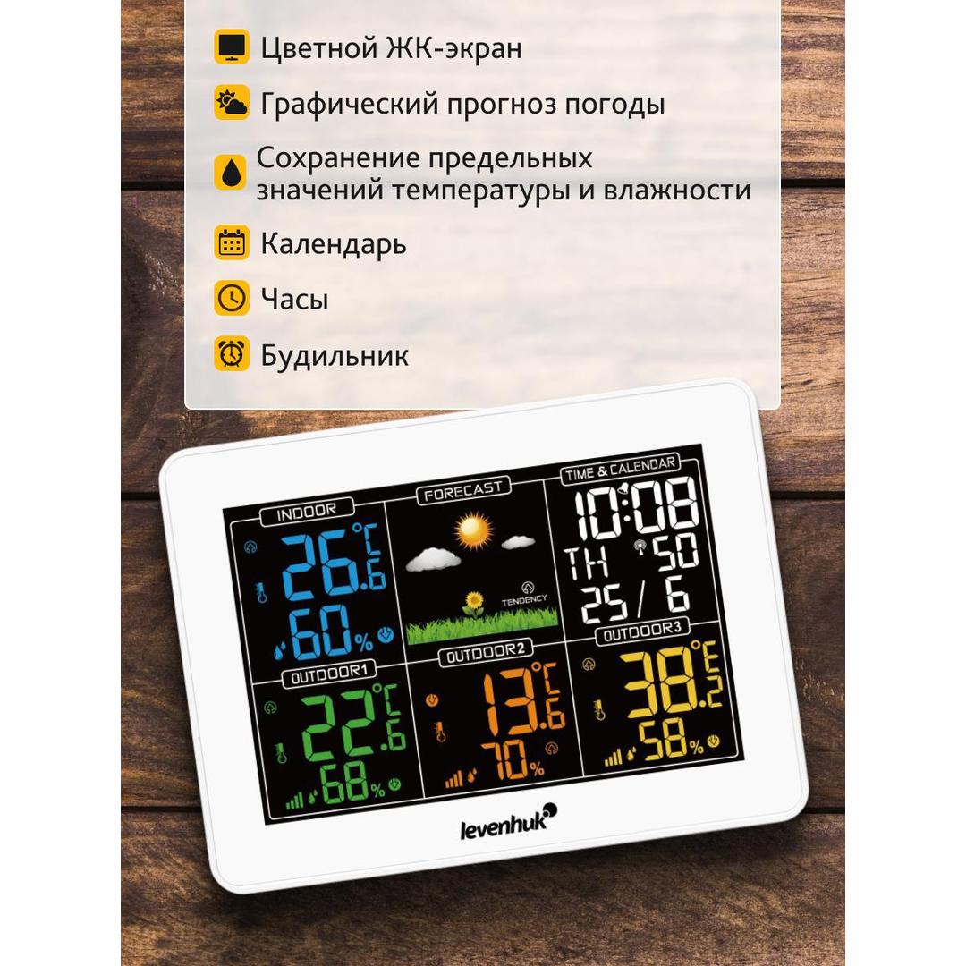 Метеостанция Levenhuk Wezzer PLUS LP60