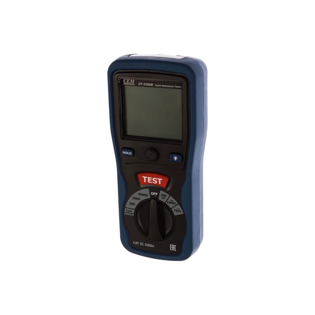 Измеритель сопротивления заземления CEM DT-5300B с поверкой
