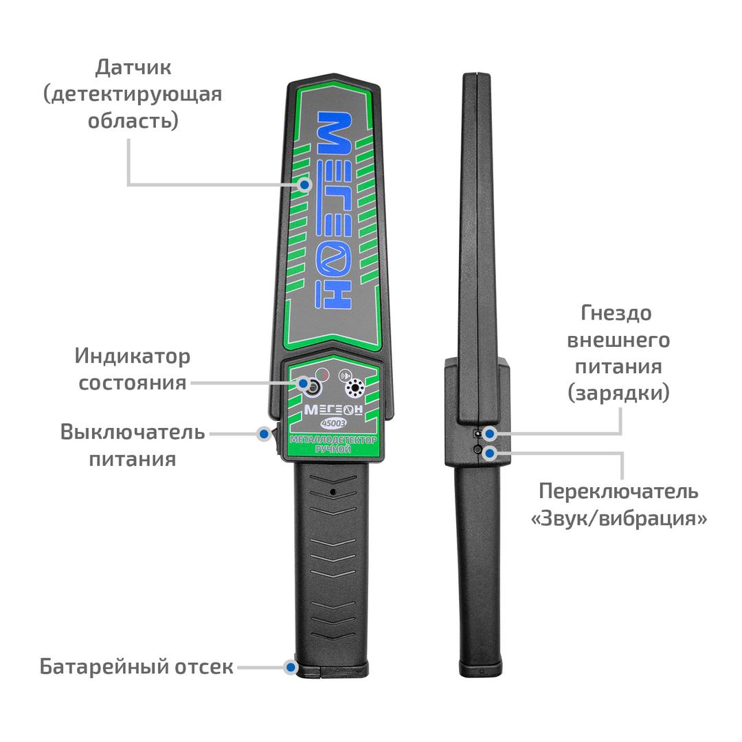 Ручной металлодетектор МЕГЕОН 45003