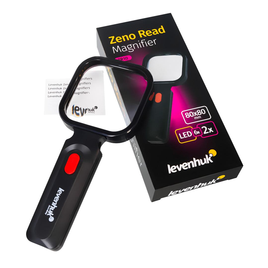 Лупа для чтения Levenhuk Zeno Read ZR10, белый