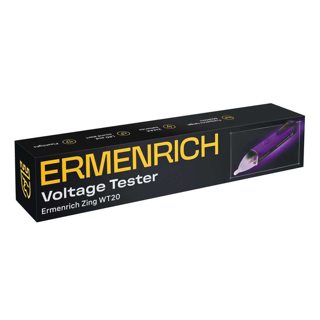 Индикатор напряжения Ermenrich Zing WT20, фиолетовый