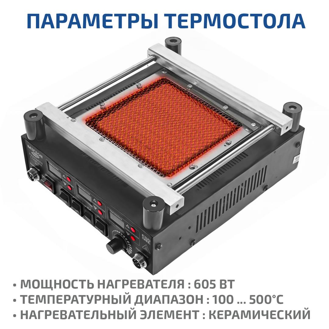 Цифровая паяльная станция 3 в 1 МЕГЕОН 00363