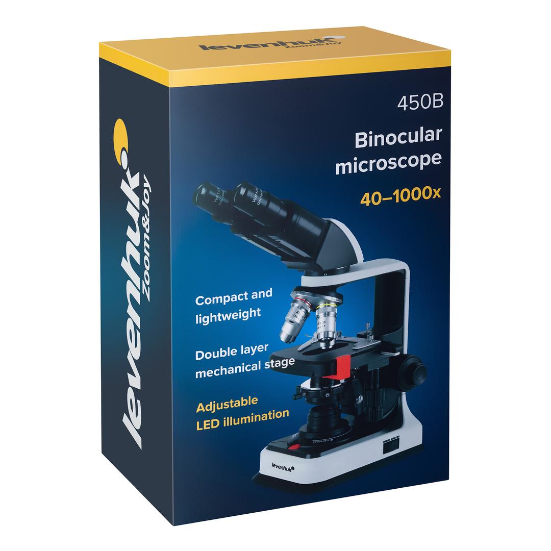 Микроскоп Levenhuk 450B, бинокулярный