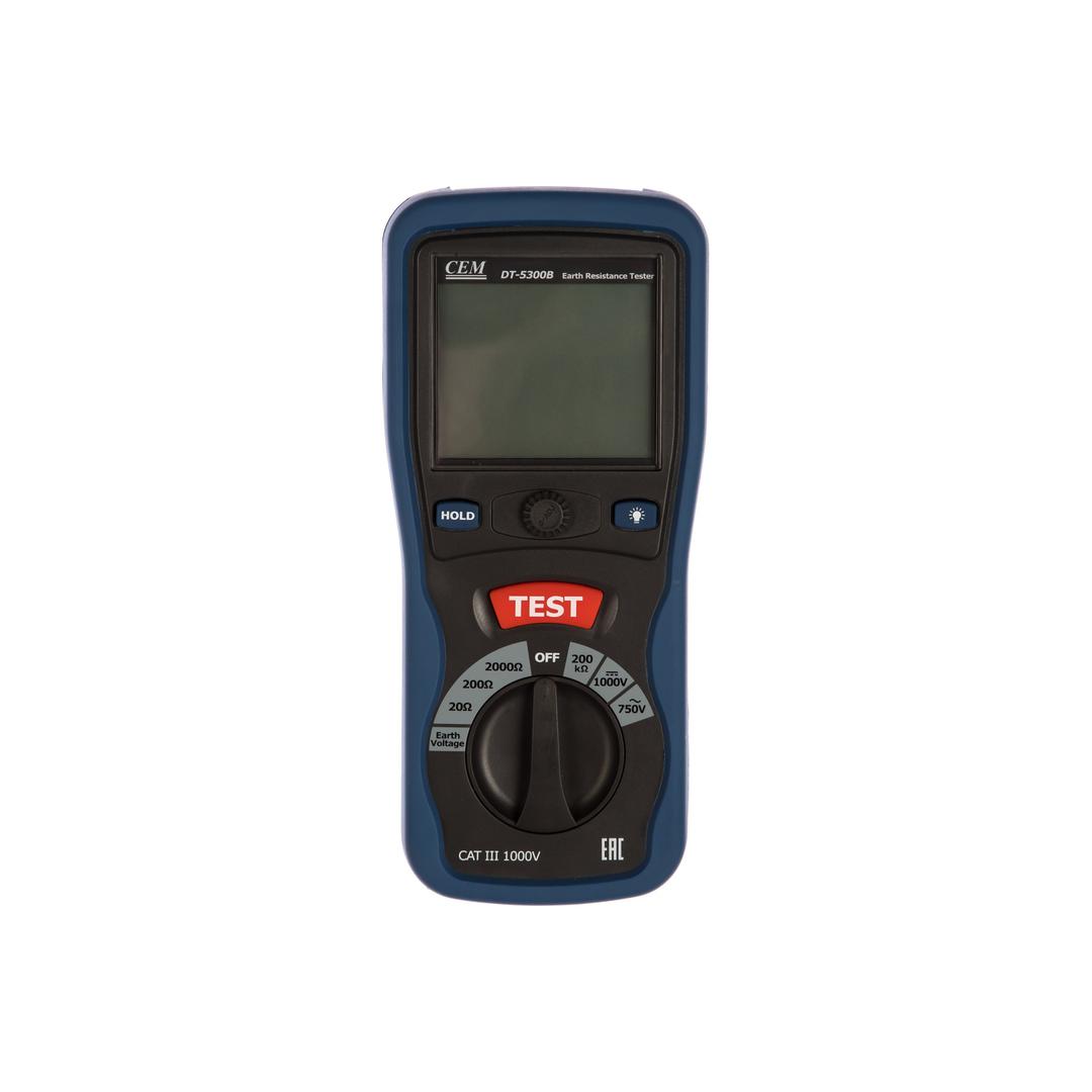 Измеритель сопротивления заземления CEM DT-5300B с поверкой