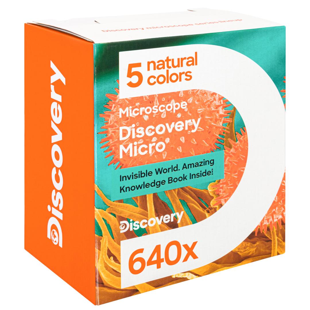Микроскоп Levenhuk Discovery Micro с книгой, gravity