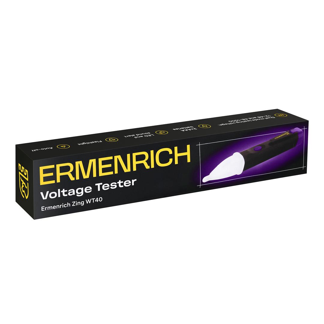 Индикатор напряжения Ermenrich Zing WT40, фиолетовый