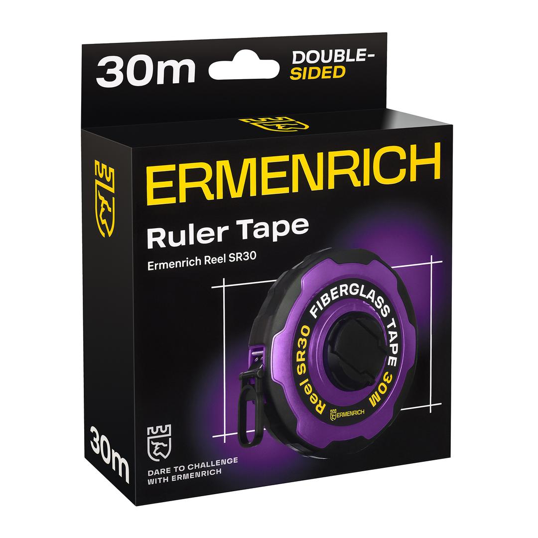 Рулетка Ermenrich Reel SR30, фиолетовый