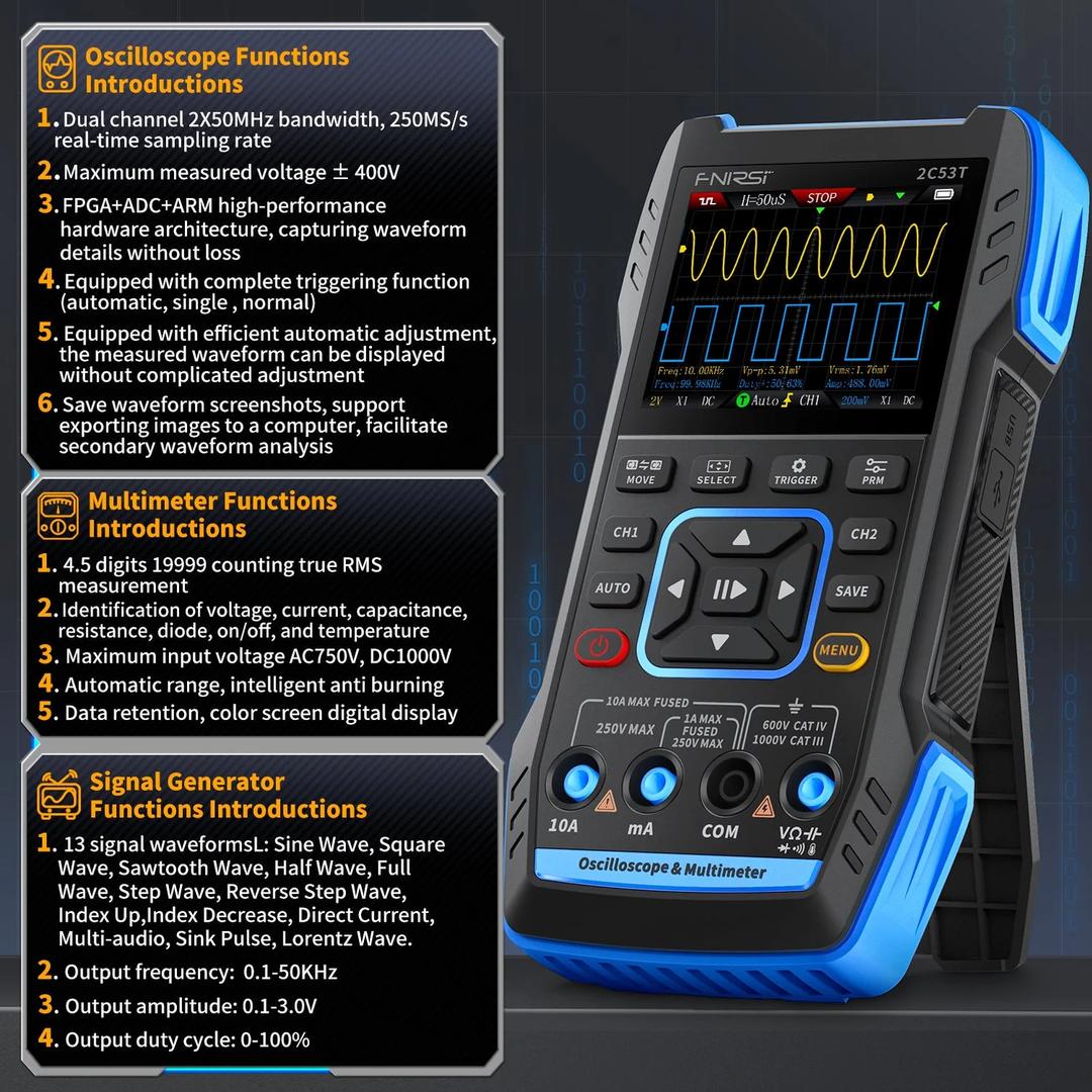 Осциллограф FNIRSI 2C53T