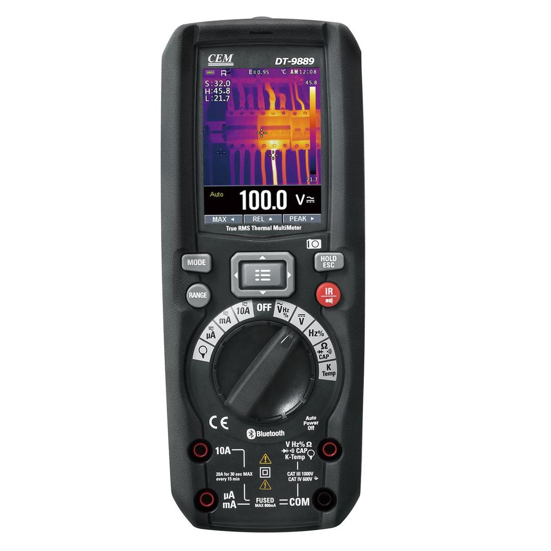 Мультиметр TRMS с встроенным тепловизором DT-9889