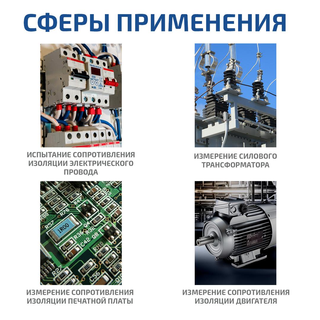 Измеритель сопротивления изоляции (мегаомметр) МЕГЕОН 13125