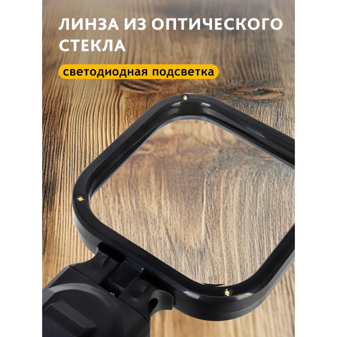 Лупа для чтения Levenhuk Zeno Read ZR10, черный