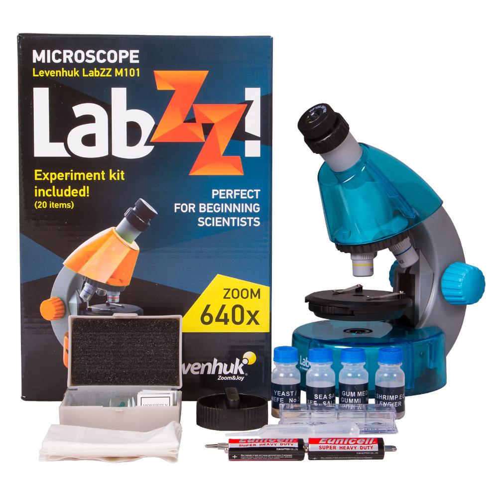 Микроскоп Levenhuk LabZZ M101, лайм