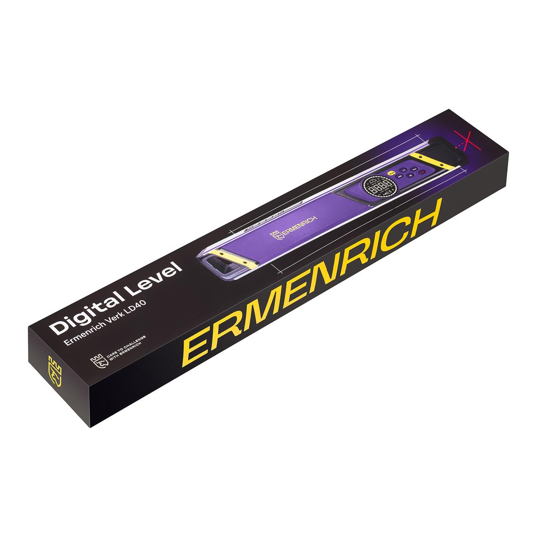 Цифровой уровень Ermenrich Verk LD40, с лазером