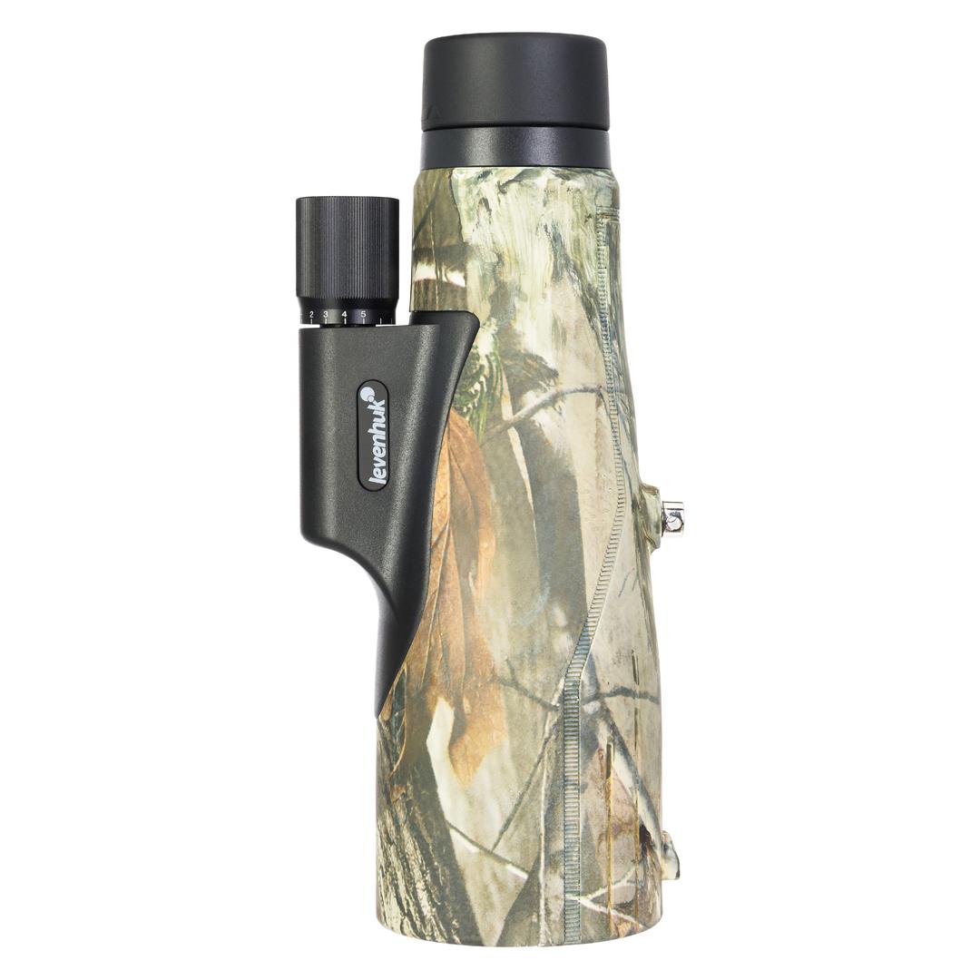 Монокуляр камуфляжный Levenhuk Camo Pine 10x56 с сеткой, темно-зеленый