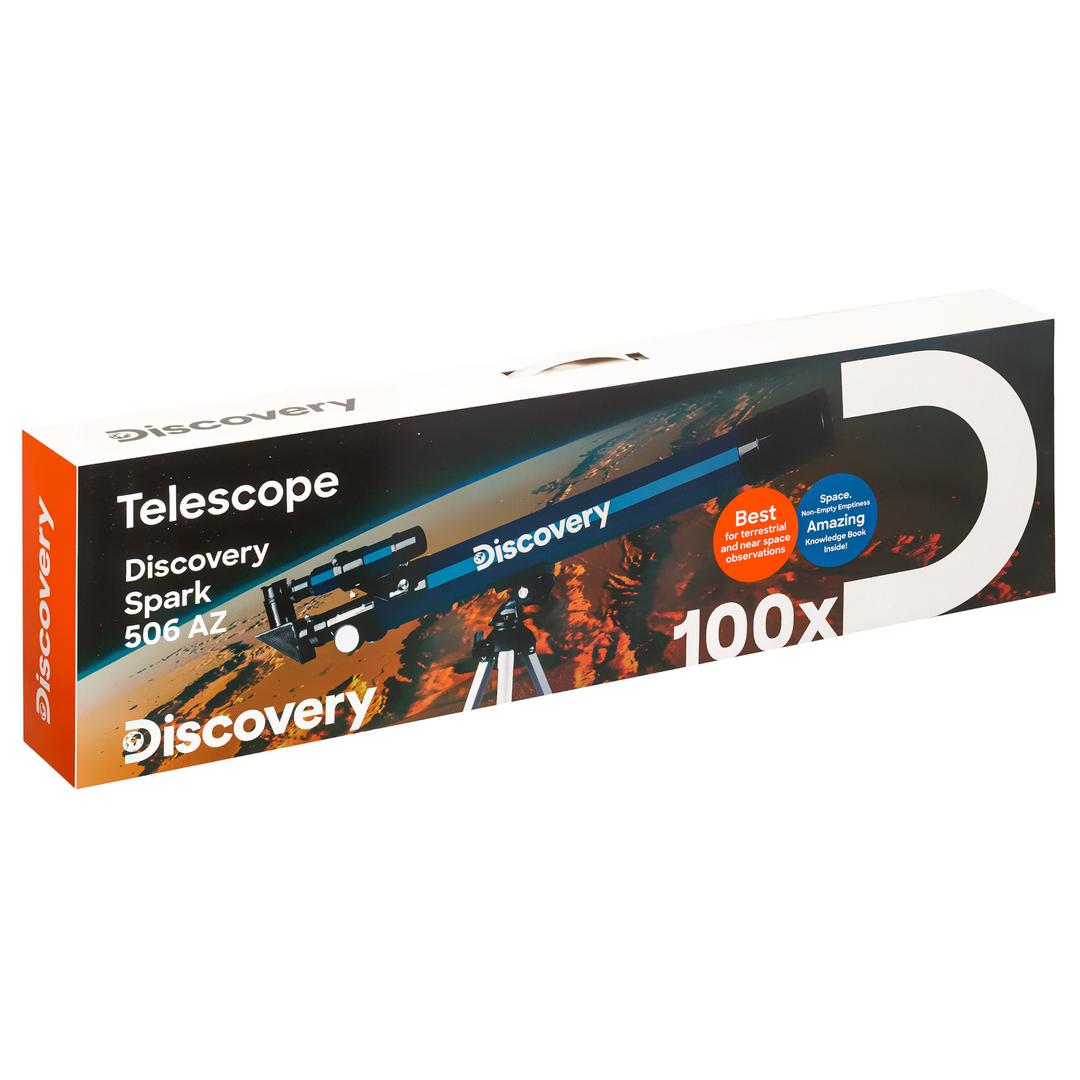 Телескоп Levenhuk Discovery Spark 506 AZ с книгой