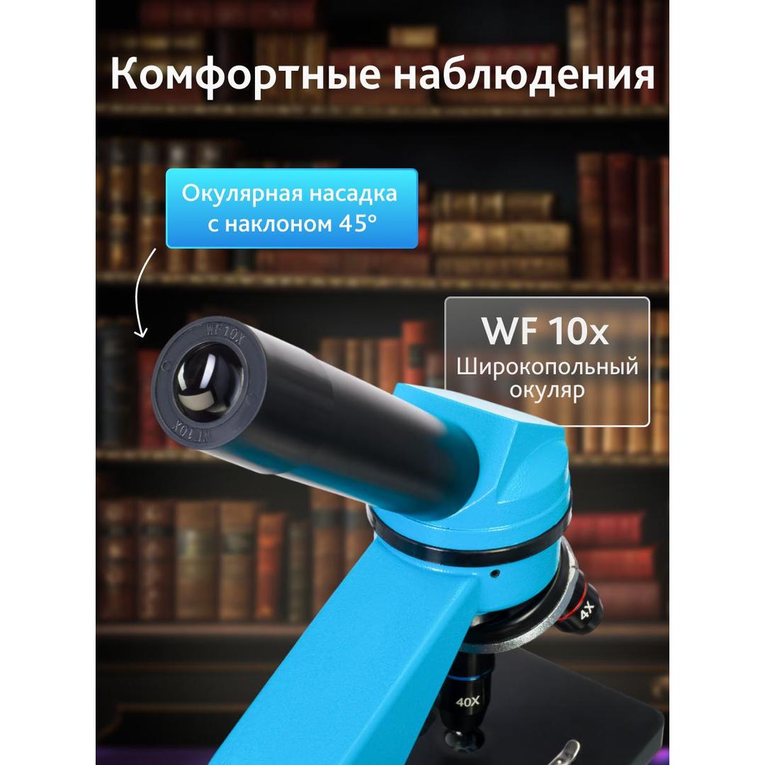 Микроскоп Levenhuk Rainbow 2L, аметист