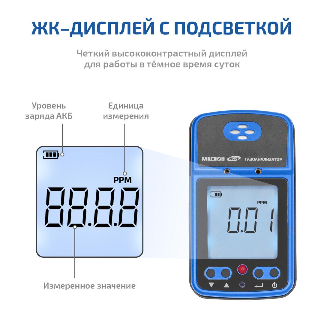 Газоанализатор (измеритель концентрации диоксида азота) МЕГЕОН 08206