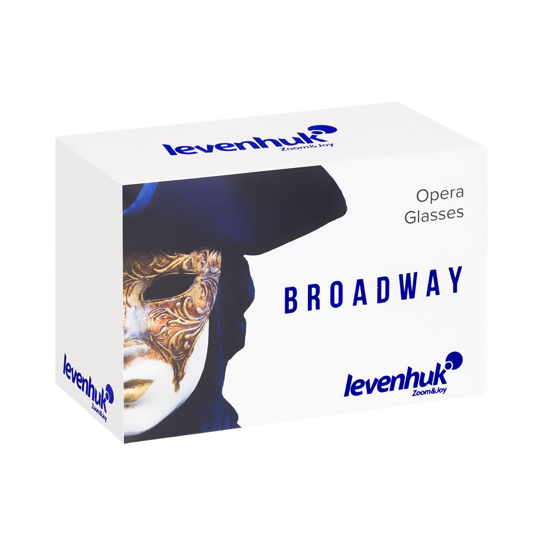 Театральный бинокль-лорнет Levenhuk Broadway 325E, белый