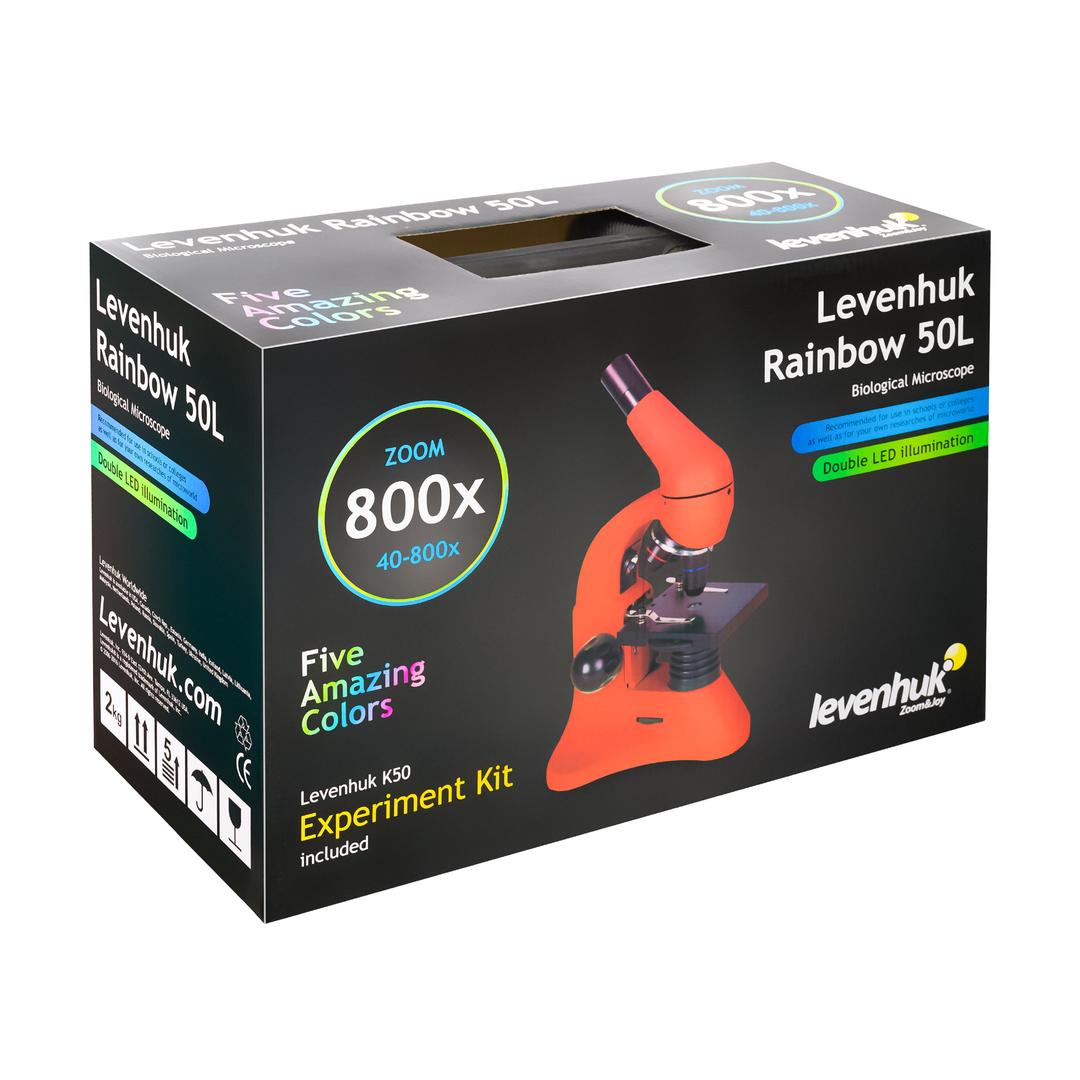 Микроскоп Levenhuk Rainbow 50L, аметист